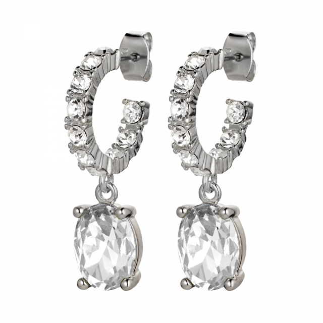 BARBARA Silver CRYSTAL Earring