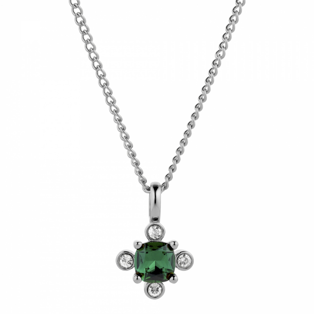RIMINI Silver EMERALD GREEN Necklaces