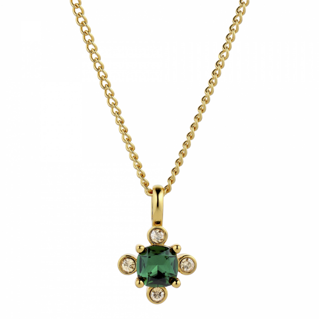 RIMINI Gold EMERALD GREEN Necklaces