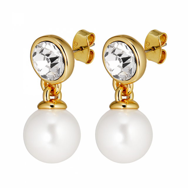 NETTE Gold CRYSTAL/WHITE PEARL