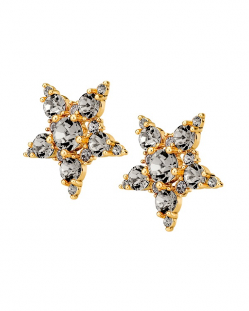 GEMINI SG GREY Earrings Gold