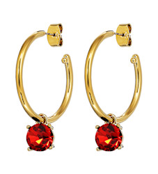 DIEGA SG RED Earrings Gold