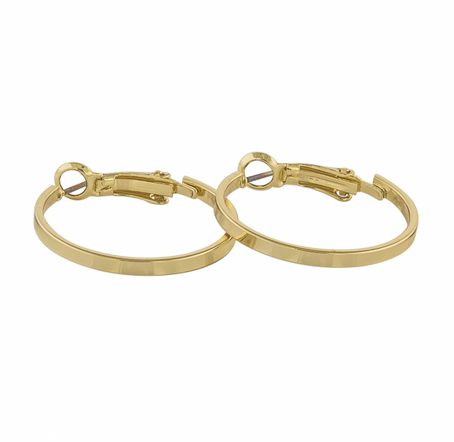 Moe ring Earring 25mm Gold