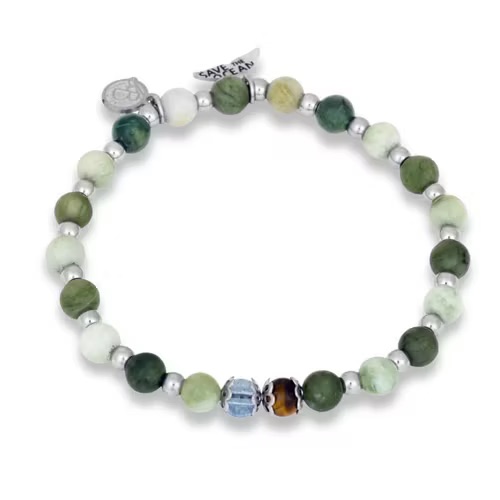 Bracelet Save The Ocean Green