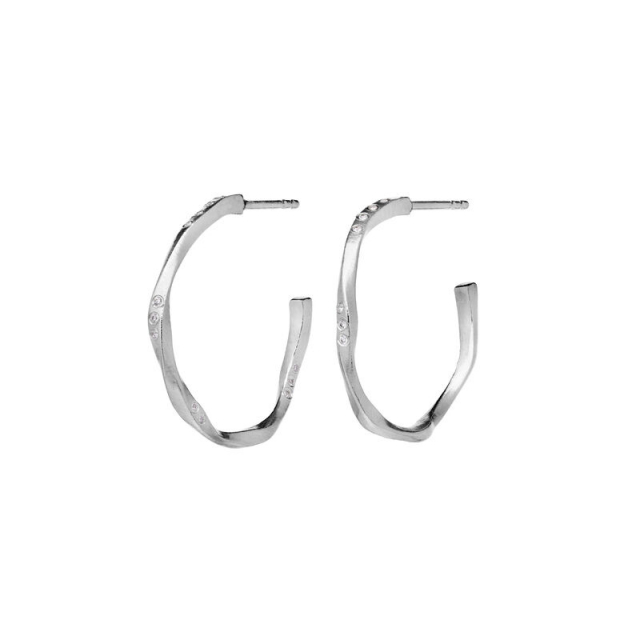 Echo Medium Earring Silver