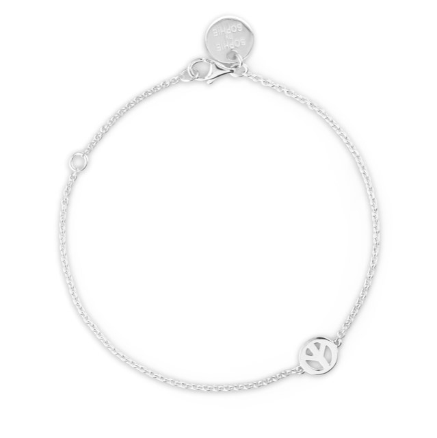 Peace Symbol Bracelets (silver)