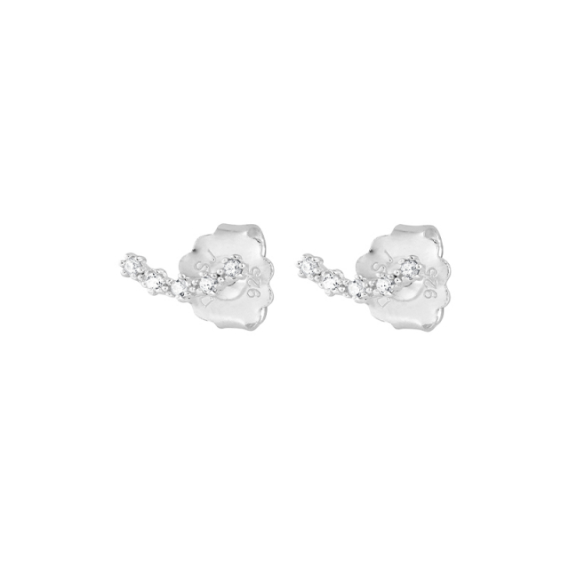 Diamond Sky fall studs Silver