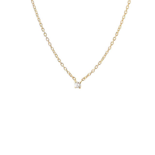 Diamond Sky drop Necklaces Gold