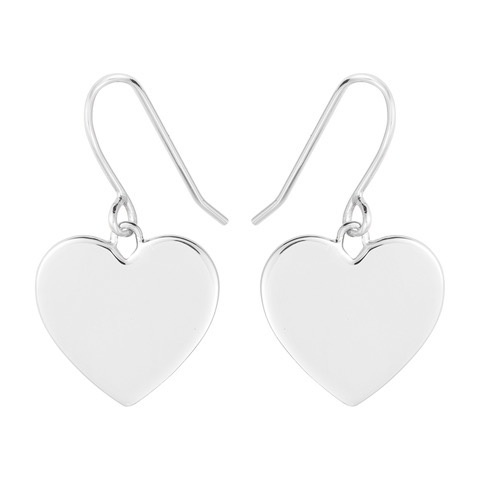 Heart Hook Earring (silver)