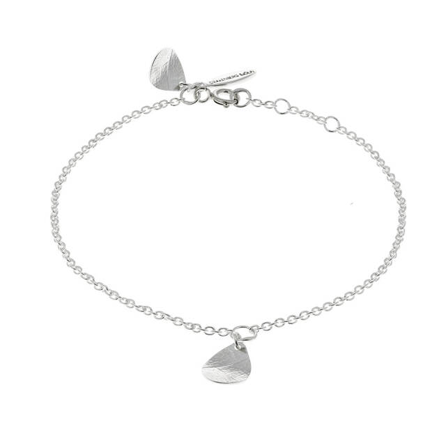 Leaf drop Bracelets silver