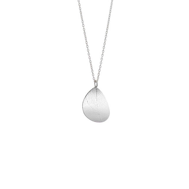 Leaf single Necklaces silver