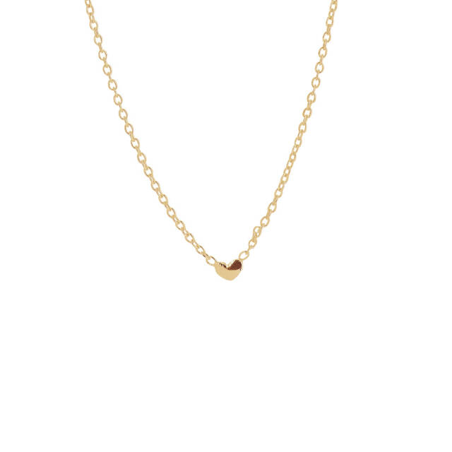 Loving Heart drop Necklaces Gold
