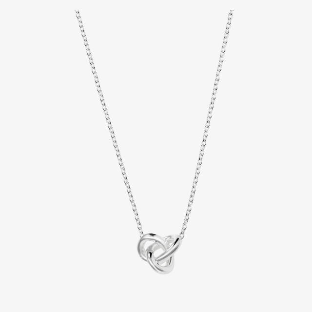 Le knot long Necklaces silver