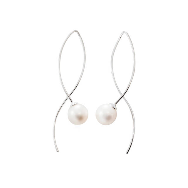 Le pearl Earring Silver