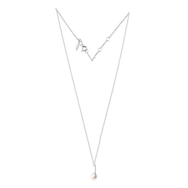 Le pearl single Necklaces silver