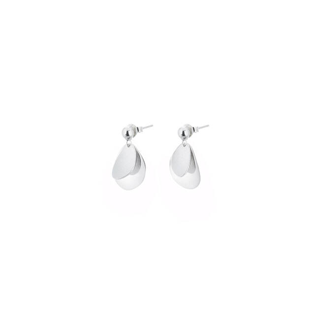 Lakeside drop Earring silver