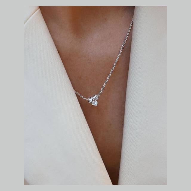Lotus Necklaces silver