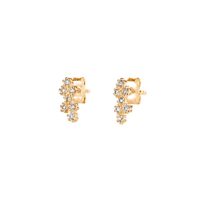 Milky Way drop Earring Gold