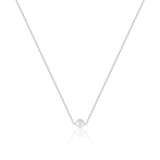 Pearl Necklaces (silver) 40-45 cm