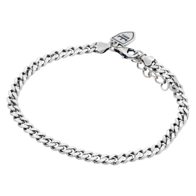 SilverBracelets pansar 19,5+3cm