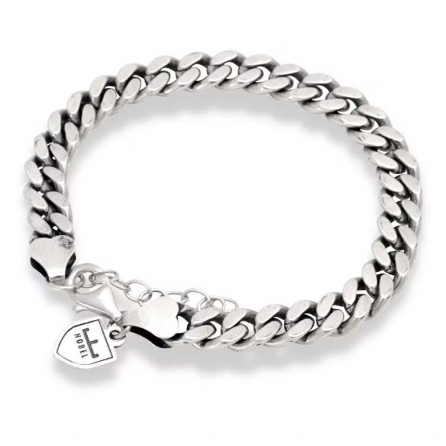 SilverBracelets pansar 19,5+3cm