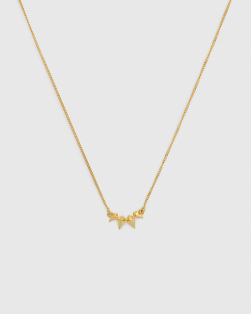 Uma Spike Necklaces Gold