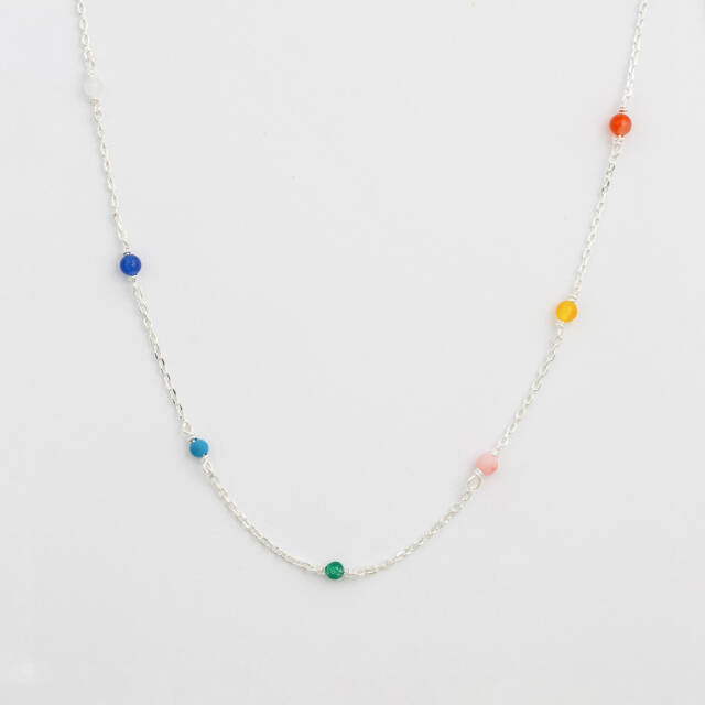 Santa Monica Multicolour Necklaces Silver