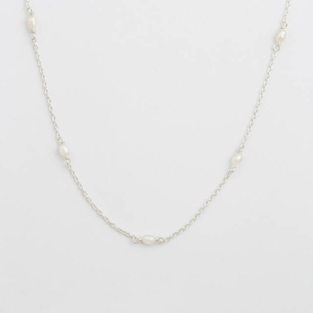 Treasure Multi Pearl Necklaces Silver