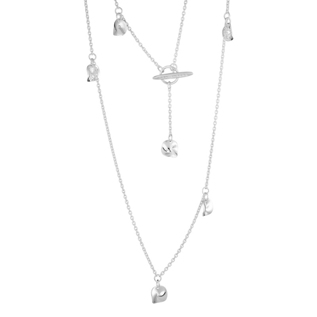 Pacific Necklaces long Silver