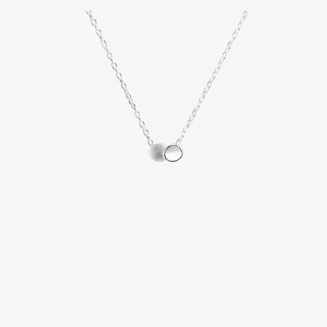 Rocky Shore drop Necklaces silver