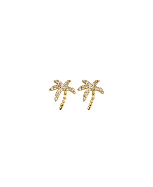 Palm Earrings Gold