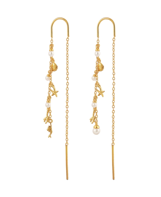Frutti di mare Earrings Gold
