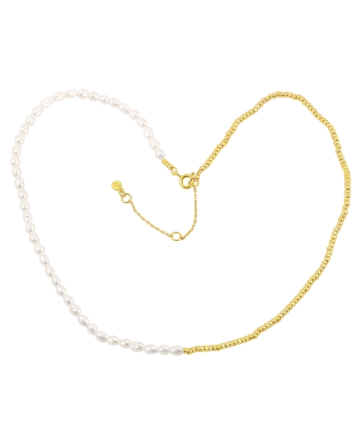 Ella Plain Necklace Gold
