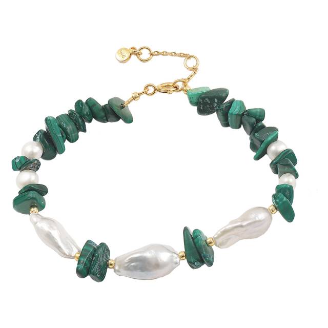 Green Ellie Bracelets Gold