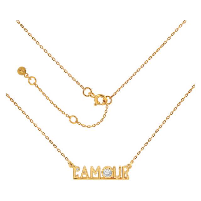 L'amour Necklaces Gold