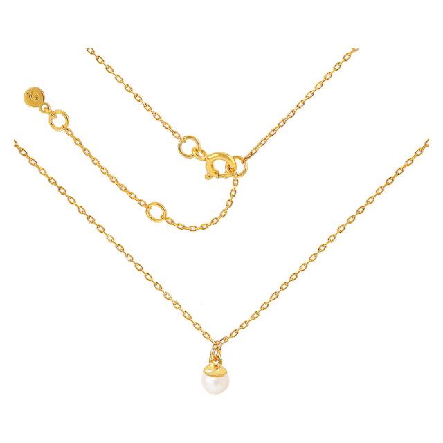 Pearl Necklaces Gold