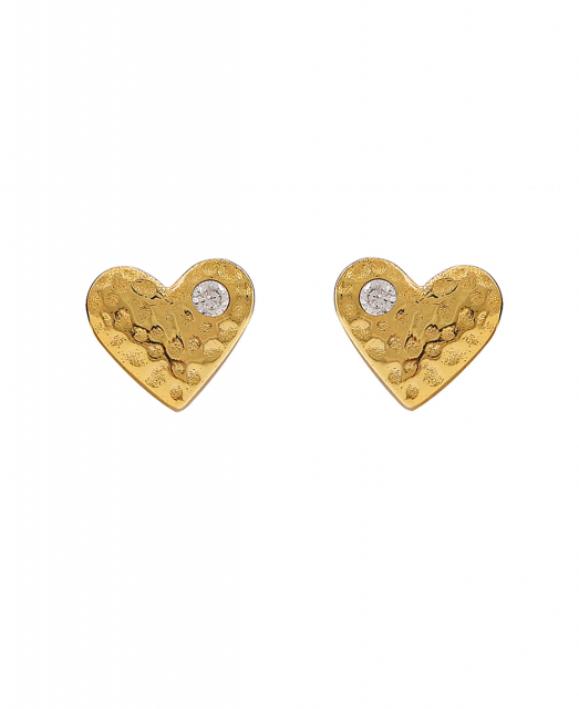Mini heart earrings