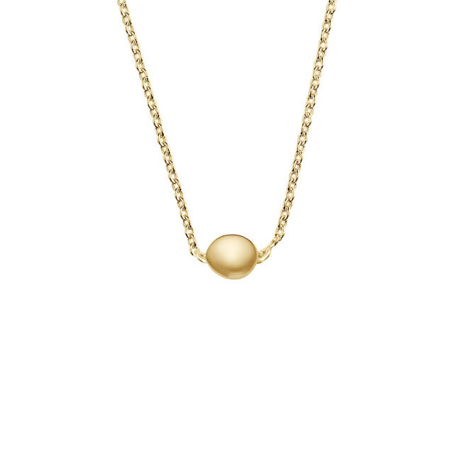 Stardust drop polished Necklaces Gold