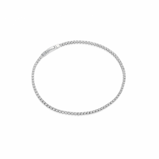 ELLERA Bracelets Vita Zirkoner Silver