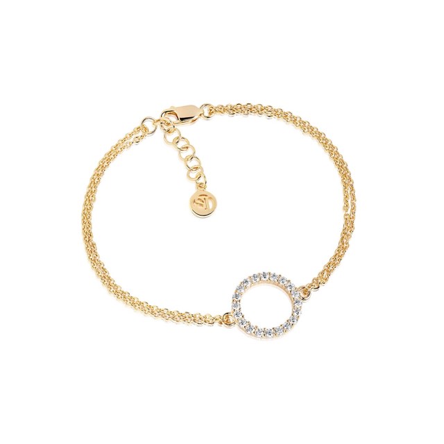 BIELLA GRANDE Bracelets White Zirkoner (Gold)