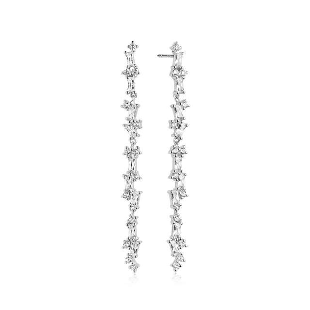 ANTELLA LUNGO Earring White Zirkoner (silver)