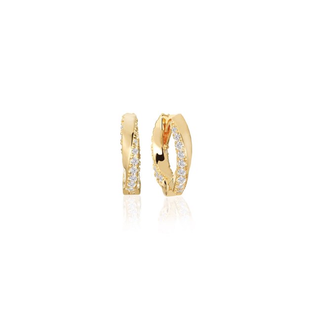 FERRARA PICCOLO Earring White Zirkoner (Gold)