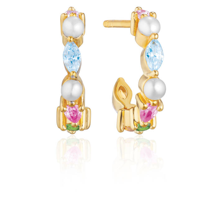 ADRIA CREOLO PICCOLO EARRINGS Gold