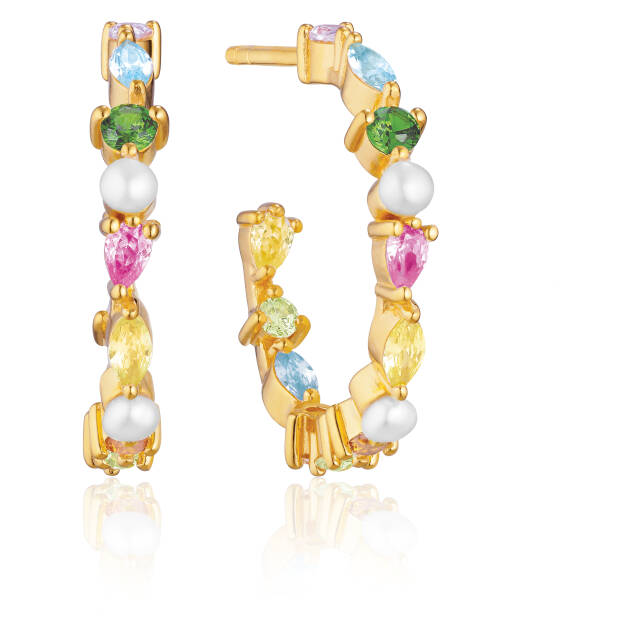 ADRIA CREOLO MEDIO EARRINGS Gold