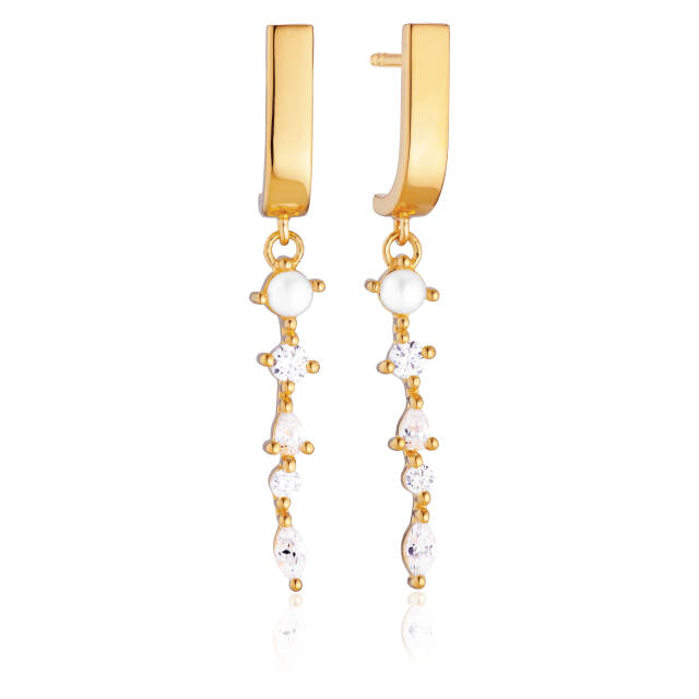 ADRIA PENDOLO EARRINGS Gold