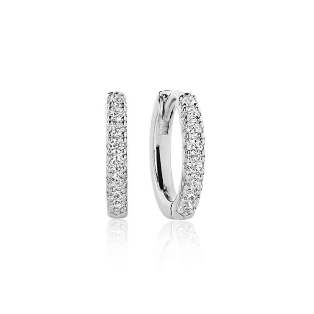 ELLERA MEDIO Earring White Zirkoner (silver)