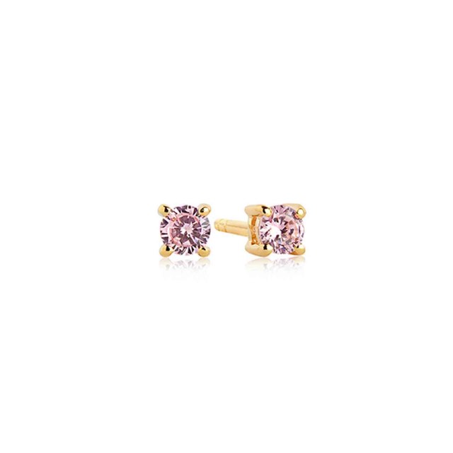 PRINCESS PICCOLO Earring pink Zirkoner (Gold)