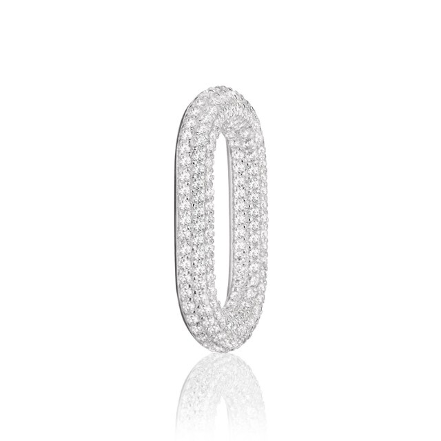 CAPRI SINGLE LINK White Zirkonia (silver)