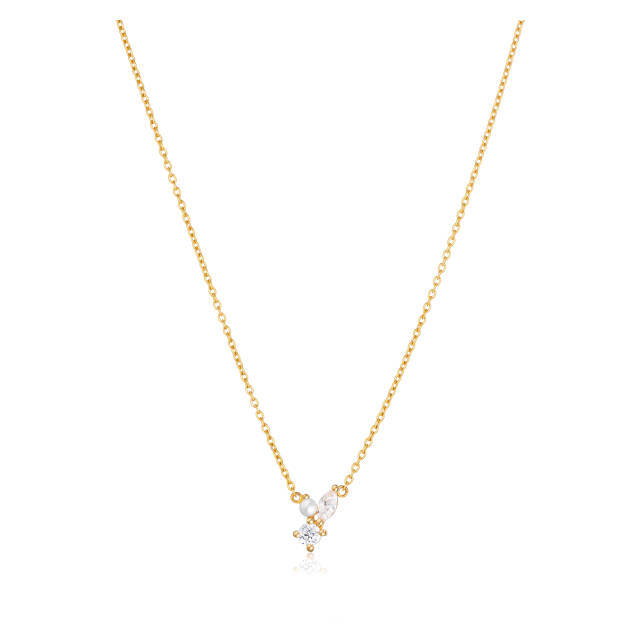 ADRIA TRE PICCOLO NECKLACE Gold