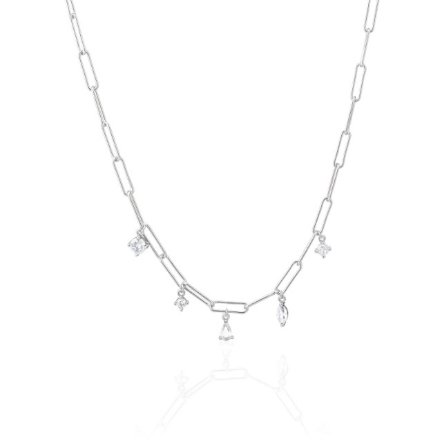 RIMINI Necklaces White Zirkonia (silver)